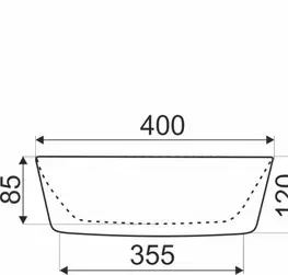 Sanitárna keramika KERRA - Umývadlo vstavané KR 850 5907548108265