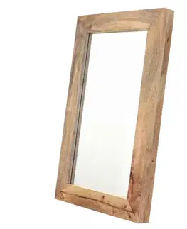 Zrkadlá Zrkadlo Devi 60x90 indický masív mango