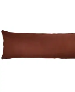 Obliečky 4Home obliečka na Relaxačny vankúš Náhradný manžel tmavo hnedá, 50 x 150 cm