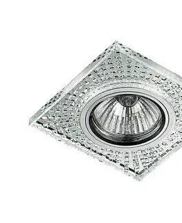 Svietidlá LUXERA  - Podhľadové svietidlo ELEGANT GLASS FIX GU10/50W/230V 