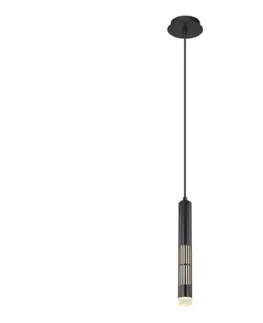 Svietidlá Globo 15630H - LED luster na lanku PENNY LED/12W/230V 3000K čierna 15630H