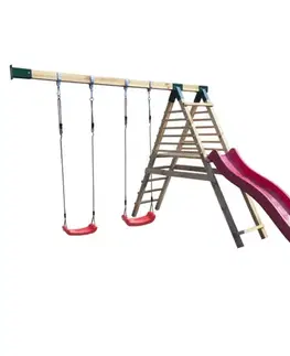 Záhradné hojdačky pre deti Detské ihrisko HEKTOR MODUL E 300x394x228 cm