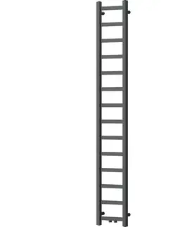 Radiátory do kúpeľne MEXEN - Bolt vykurovací rebrík/radiátor 1800 x 300 mm, 351 W, antracit W126-1800-300-00-66