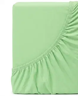 Plachty 4Home jersey prestieradlo Ideál zelená, 200 x 200 cm