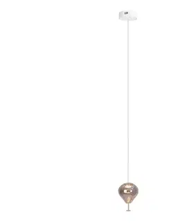 Svietidlá MAXLIGHT P0576 - LED Luster na lanku PALLONCINI 2xLED/3W/230V pr. 12 cm dymová P0576