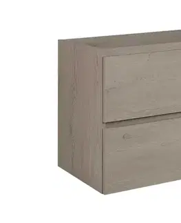 Skrinky do kúpeľne Elvisia Skrinka pod umývadlo SIMPLE Dark oak | 80 cm