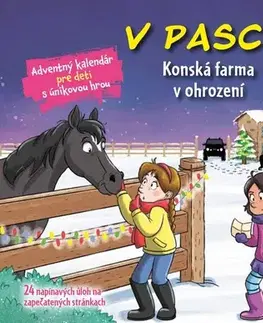 Pre deti a mládež - ostatné V pasci! Konská farma v ohrození – Adventný kalendár pre deti s únikovou hrou - Anna Lisa Kieselová,Heidi Försterová