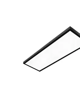 Svietidlá  LED Prisadený panel BRISBANE LED/36W/230V 4000K 29,5x119 cm čierna 001562