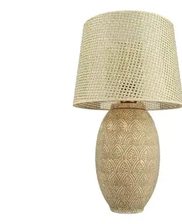 Lampy  Stolná lampa RAMZES 1xE27/40W/230V zlatá 687HMY2402