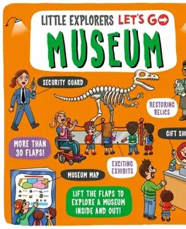 Leporelá, krabičky, puzzle knihy Little Explorers: Let's Go! Museum - Agency