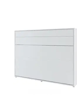 Postele Dig-net nábytok Sklápacia posteľ Lenart BED CONCEPT BC-04 biela | 140 x 200 cm