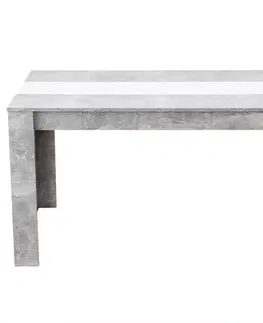 Jedálenské stoly Stôl Domus 135x80 betón 11008800