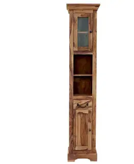 Kúpeľňový nábytok Skrinka do kúpeľne Jali 40x190x35 z indického masívu palisander