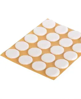 Príslušenstvo k nábytku Podložky plstené biele 17mm 20ks