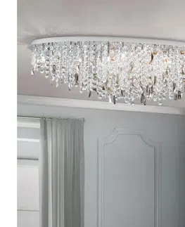 Svietidlá Orion - Krištáľové stropné svietidlo CRYSTALRIVER 21xG9/40W/230V lesklý chróm DLU 2517/120x45 chrom