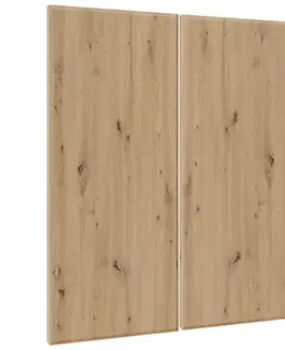 Kuchynské skrinky Čelo skrinky Luxeo F16-G80(72) tenký rám dub