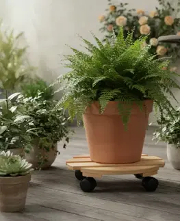 Záhradné kvetináče ArtTruAn Podstavec pod kvetináč | okrúhly 30 cm
