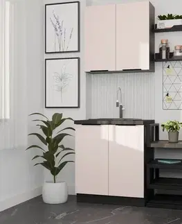 Modulový kuchynský nábytok Kuchynská Linka Arona Cashmere 80cm Bez pracovnej dosky
