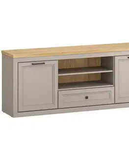 Nábytok do obývačky TV stolík Anna B Sivá/Cremona