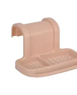 Vešiaky držiak na vaňu závesný 25x14cm plastový - mix farieb