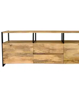 TV stolíky TV stolík Gita 160x60x45 indický masív mango