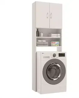 Vysoké kúpeľňové skrinky Skrinka nad práčku PIK B60 2D0S