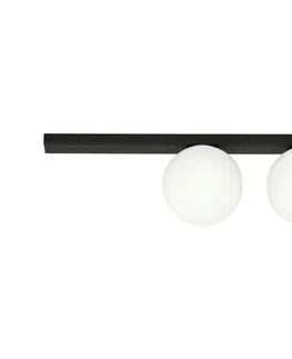 Svietidlá EMIBIG Stropné svietidlo FIT 2xE14/10W/230V čierna/biela 1124/2