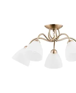 Svietidlá  Prisadený luster AMARILLO 5xE27/15W/230V zlatá 23755