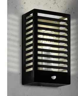 Svietidlá Eglo 900137- Vonkajšie nástenné svietidlo so senzorom ALAMONTE 1xE27/60W/230V IP44 900137