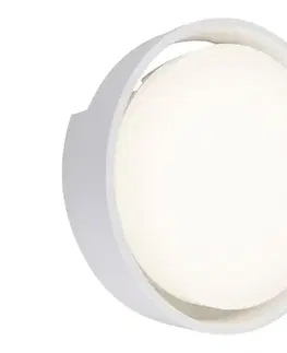 Svietidlá Briloner 3019-016 - LED Vonkajšie nástenné svietidlo GENUA LED/18W/230V IP44 biela 3019-016
