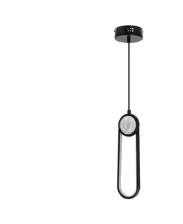 Svietidlá  LED Luster na lanku LACRIMA LED/15W/230V 3000K čierna 31-35585