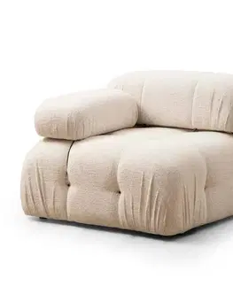 Kreslá Kreslo / Jednomiestna pohovka Bubble L1 - Cream Bouclette