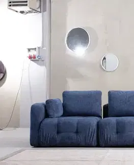 Pohovky a gauče Trojmiestna pohovka Amaris 3 Seater - Navy Blue