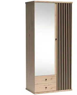 Šatníkové skrine Skriňa Cali C25 100 Artisan
