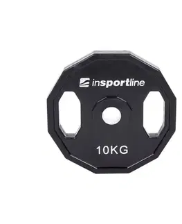 Závažia k činkám Pogumovaný kotúč inSPORTline Ruberton 10 kg 30 mm