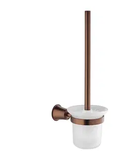 Doplnky do kúpeľne OMNIRES - ART LINE WC kefa meď retro /ORB/ AL53620ORB