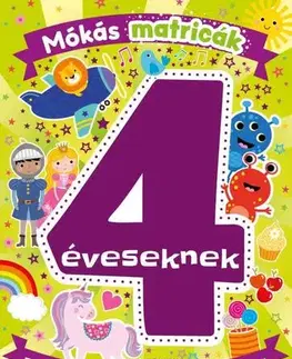 Nalepovačky, vystrihovačky, skladačky Mókás matricák 4 éveseknek