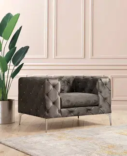 Kreslá Kreslo ušiak Como - Anthracite