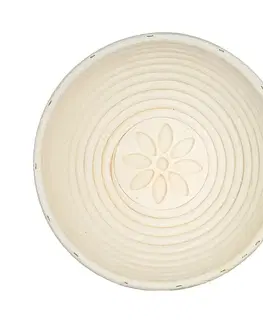 Misky a misy Banquet Ošatka okrúhla na kysnutie chleba Natural pr. 21 x v. 7,5 cm, kvietok