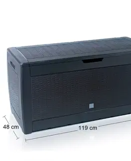 Záhradné úložné boxy NABBI MBR310 záhradná truhlica 310 l antracit