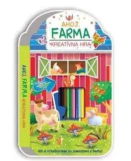 Nalepovačky, vystrihovačky, skladačky Ahoj farma