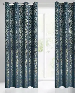 Závesy do spálne Záves SARA 140X250 na priechodkách 387351