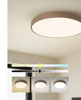 Svietidlá BRILAGI - LED stmievateľné stropné svietidlo POOL LED/60W/230V 3000-6000K 50 cm hnedé + diaľkové ovládanie BRI700