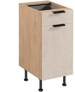 Kuchynské skrinky Korpus Luxeo K04-D40S1- AX dub puccini