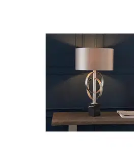 Lampy Endon 95217 - Stolná lampa 1xE27/10W/230V šedá/čierna 95217
