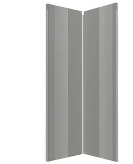 Kuchynské skrinky Čelo skrinky Luxeo F02-G60N2(100) grey lak