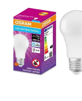 LED osvetlenie LED  Antibakteriálna žiarovka A75 E27/10W/230V 6500K - Osram 4058075560772