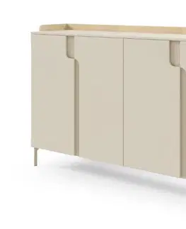 Komody Meblar  Komoda POSITANO P06 | dub Mavelie / macadamia