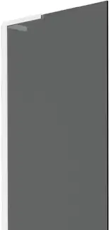 Sprchové dvere MEXEN/S - Next L vaňová zástena FIX 60 x 150, grafit, biela 895-060-000-03-40-20