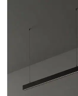 Svietidlá Ideal Lux - LED luster na lanku OFFICE LED/30W/230V 3000K CRI 90 čierny 271187
